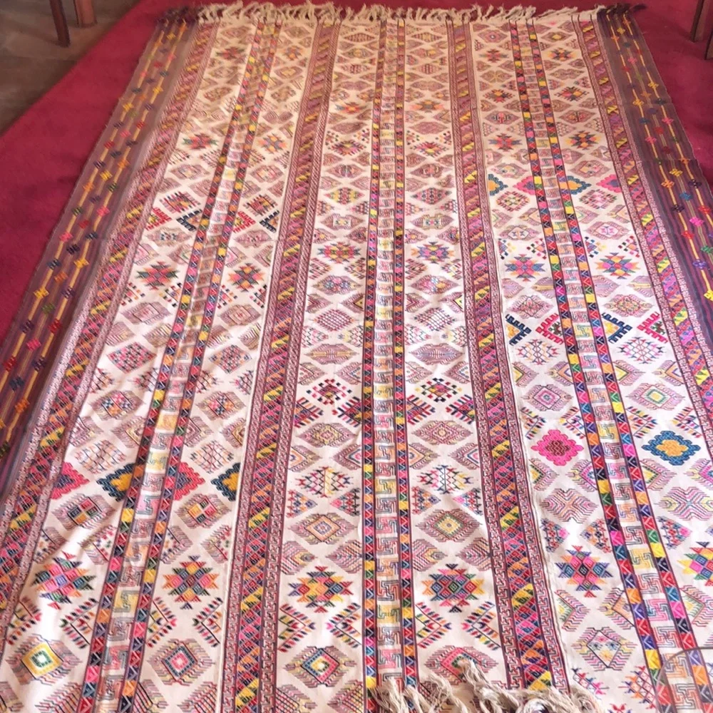 Handwoven Vintage Bhutanese Silk Textile - Kira
